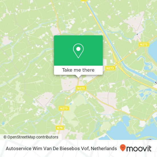 Autoservice Wim Van De Biesebos Vof map