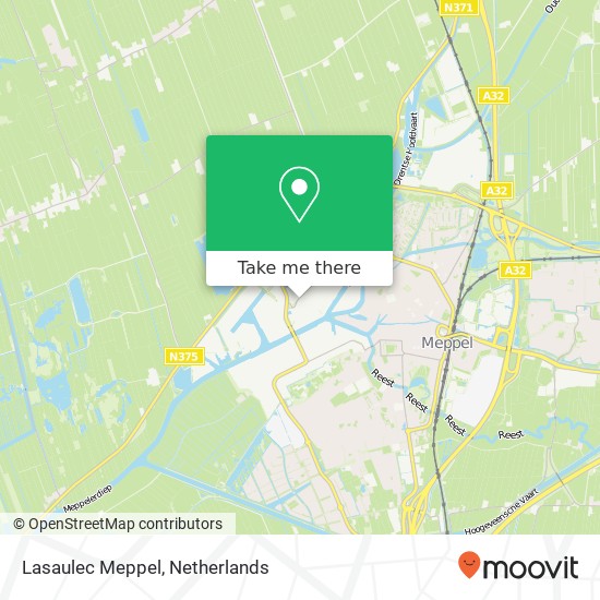 Lasaulec Meppel map