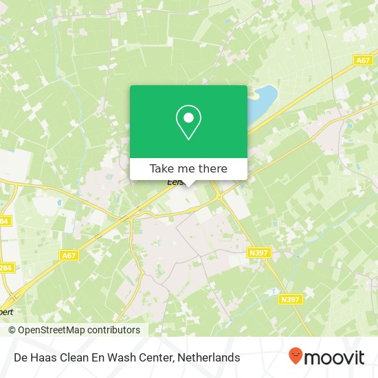 De Haas Clean En Wash Center map