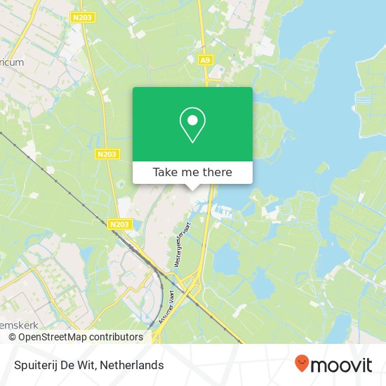 Spuiterij De Wit map