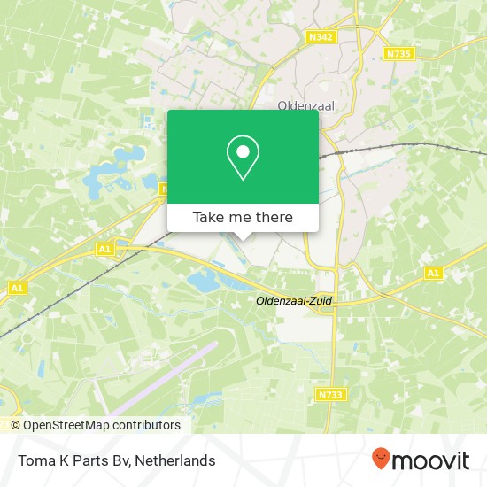 Toma K Parts Bv map