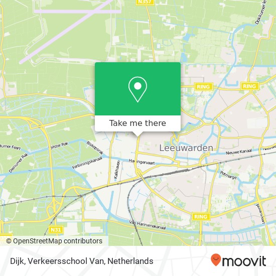 Dijk, Verkeersschool Van map