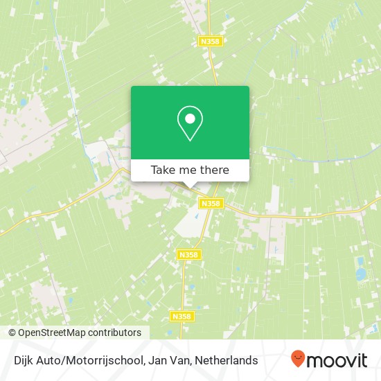 Dijk Auto / Motorrijschool, Jan Van map