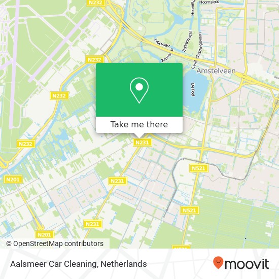 Aalsmeer Car Cleaning map