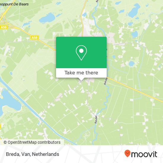 Breda, Van map