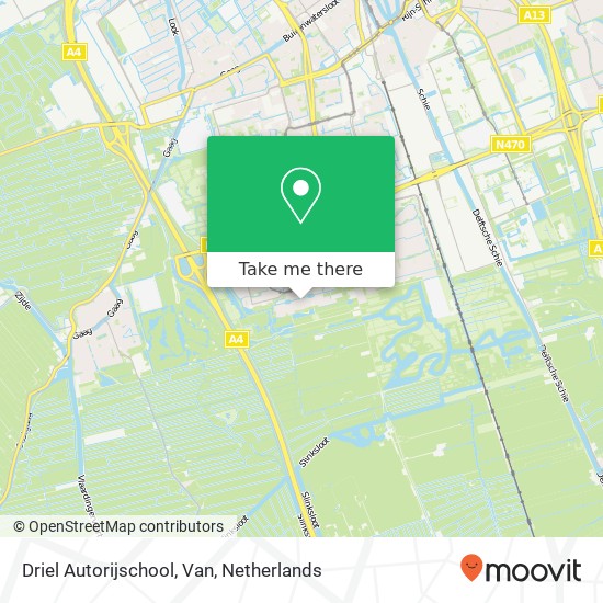 Driel Autorijschool, Van map