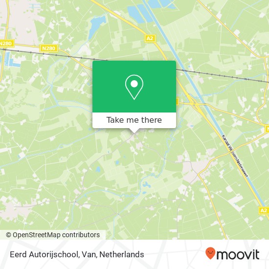 Eerd Autorijschool, Van map