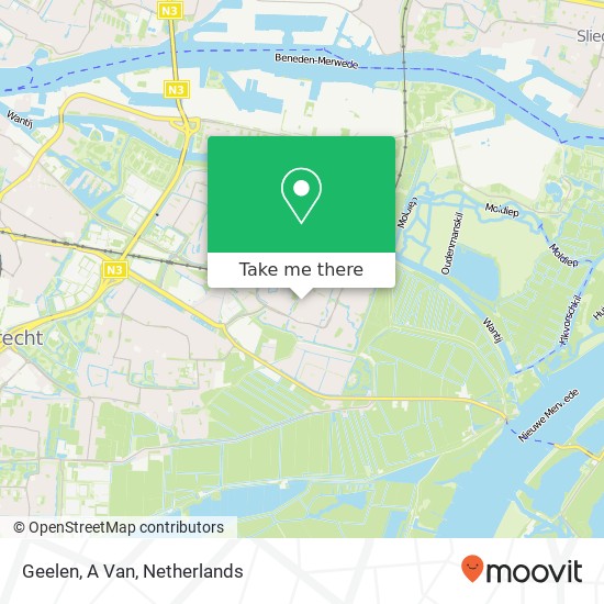 Geelen, A Van map