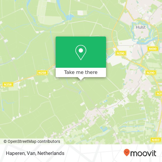 Haperen, Van map