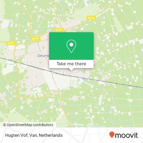 Hugten Vof, Van map