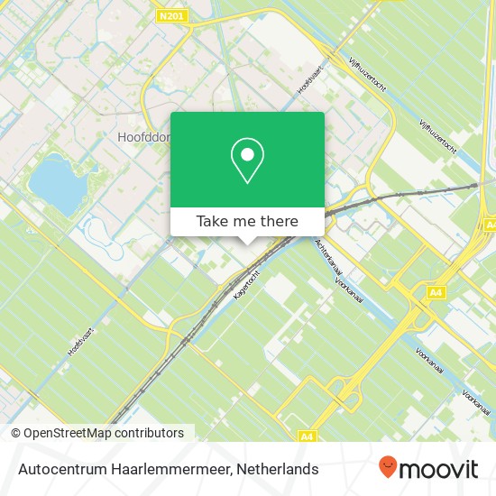 Autocentrum Haarlemmermeer map