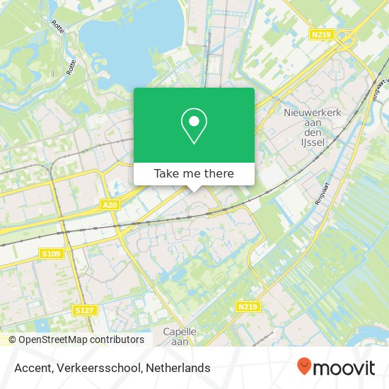 Accent, Verkeersschool map