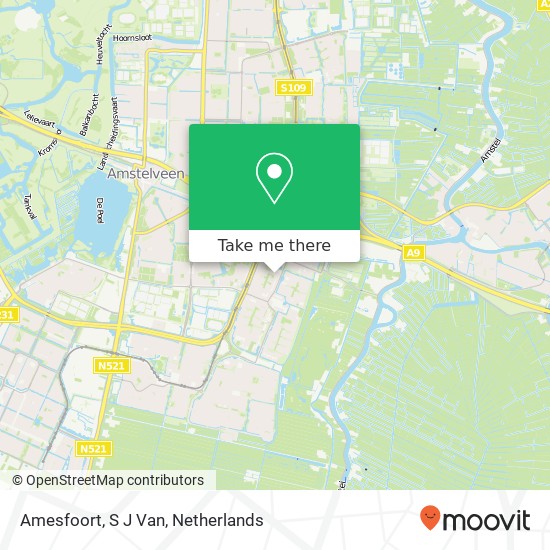 Amesfoort, S J Van map