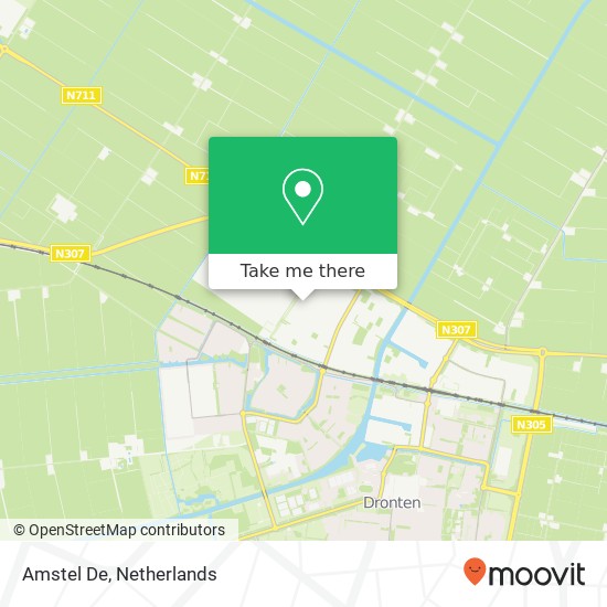 Amstel De map