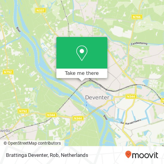 Brattinga Deventer, Rob map