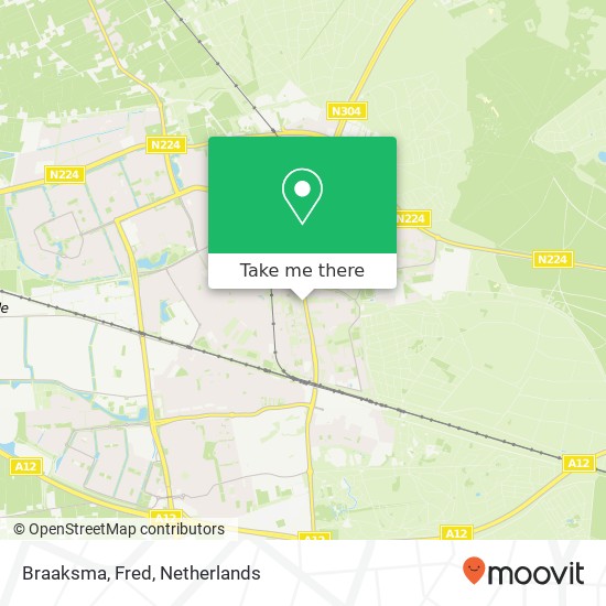 Braaksma, Fred map
