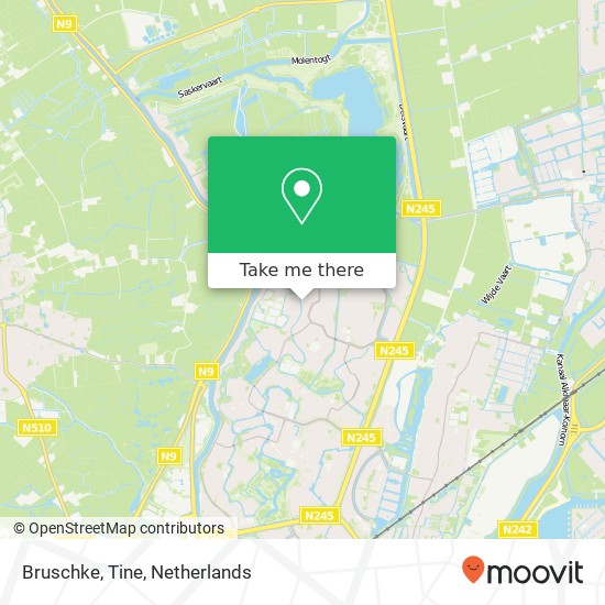 Bruschke, Tine map