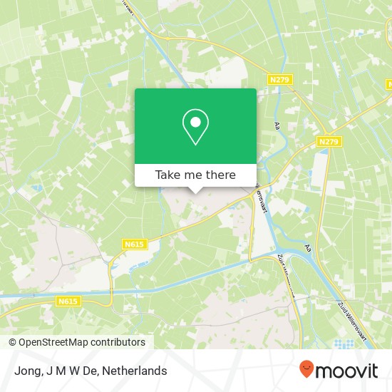 Jong, J M W De map