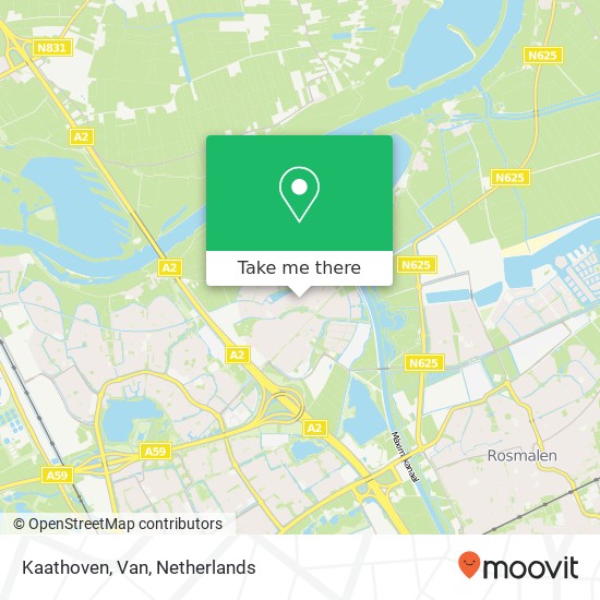 Kaathoven, Van map