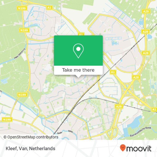 Kleef, Van map