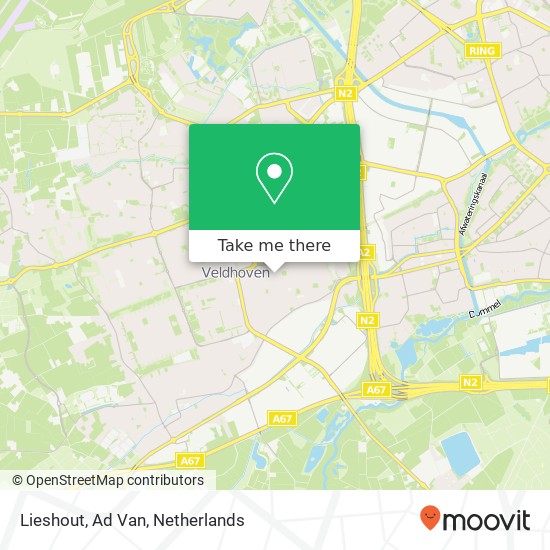 Lieshout, Ad Van map