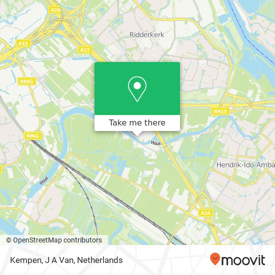 Kempen, J A Van map