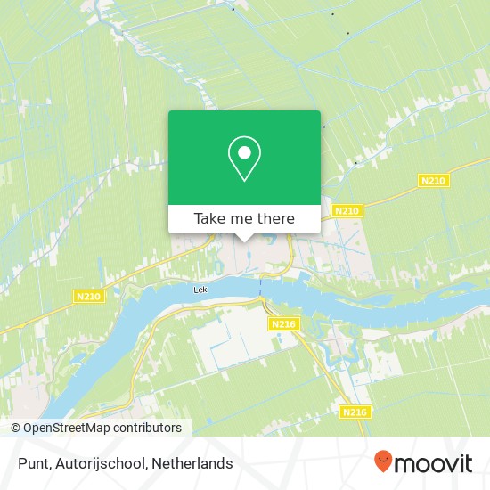 Punt, Autorijschool map