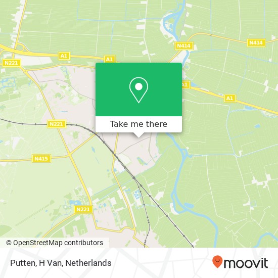 Putten, H Van map