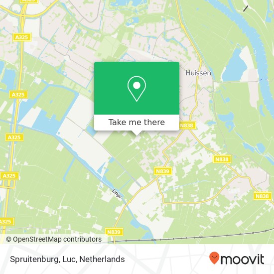Spruitenburg, Luc map