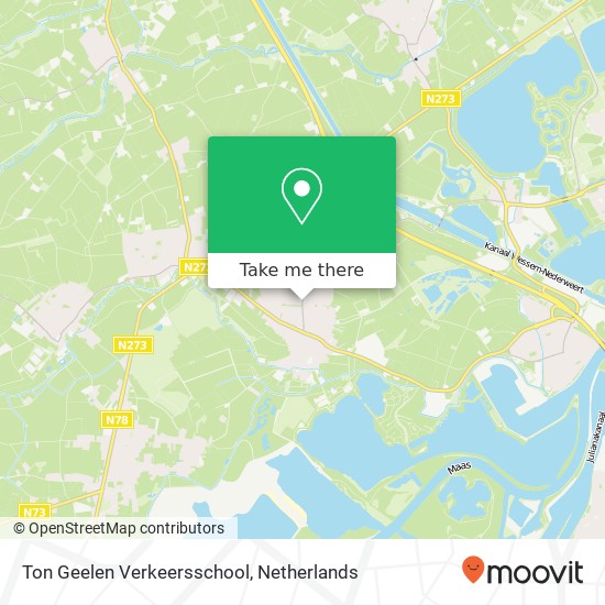 Ton Geelen Verkeersschool Karte