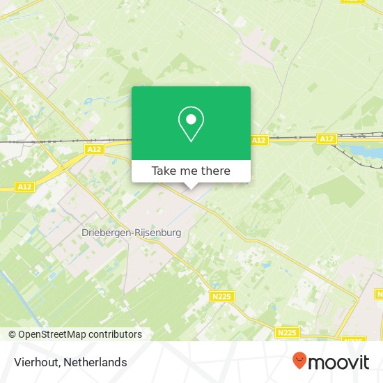 Vierhout map