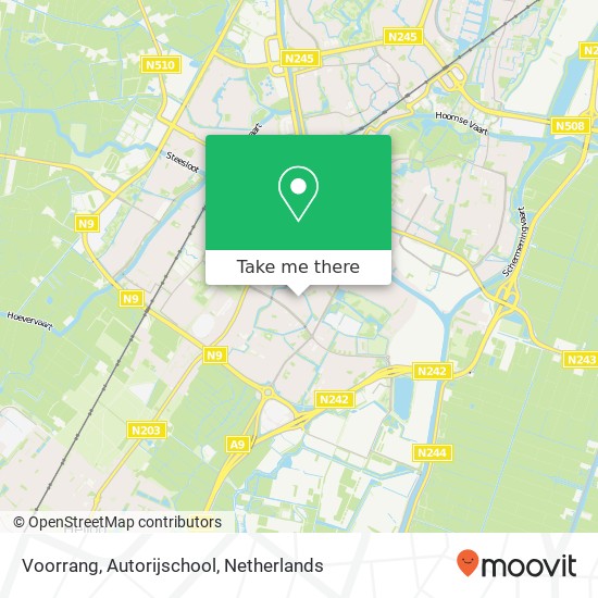 Voorrang, Autorijschool map