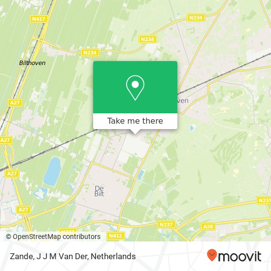 Zande, J J M Van Der map