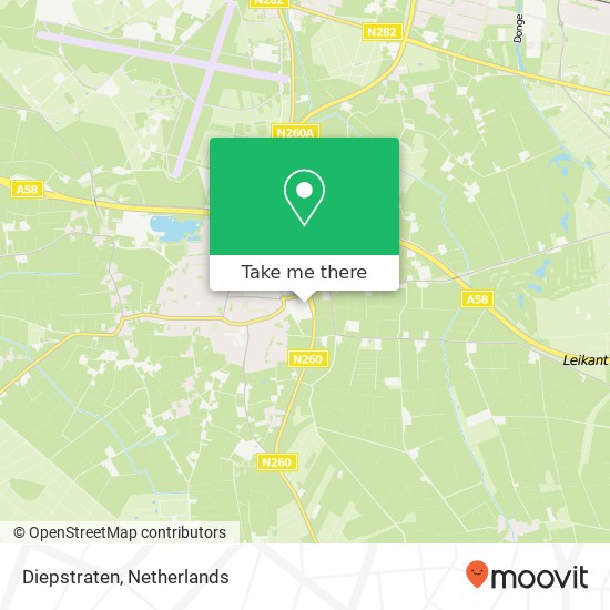 Diepstraten map