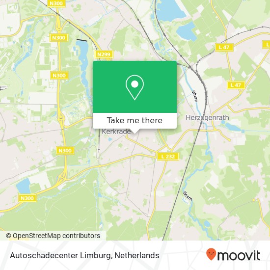Autoschadecenter Limburg map