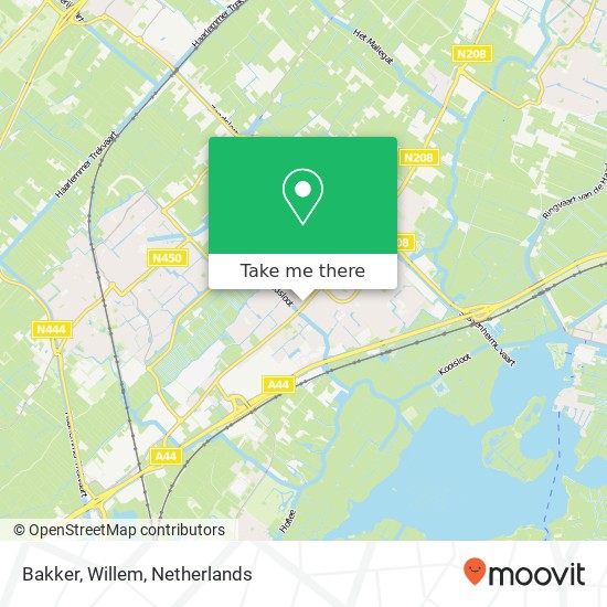 Bakker, Willem map