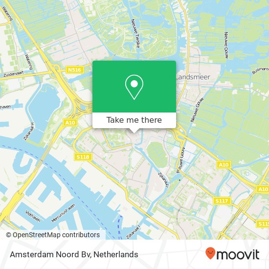 Amsterdam Noord Bv map