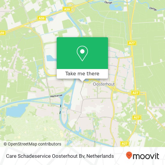 Care Schadeservice Oosterhout Bv map