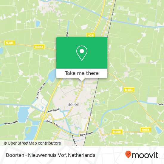 Doorten - Nieuwenhuis Vof Karte