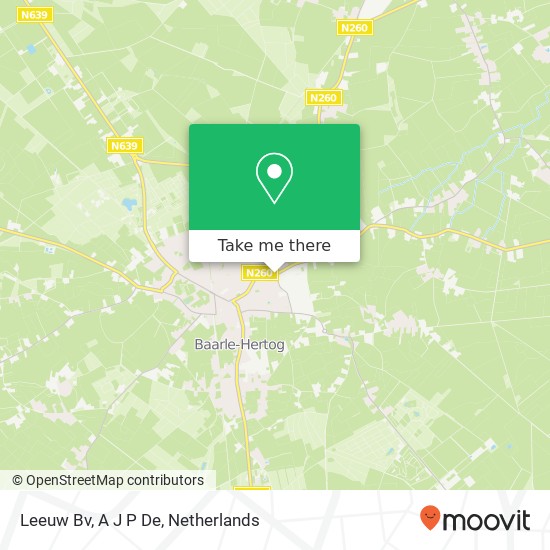 Leeuw Bv, A J P De map