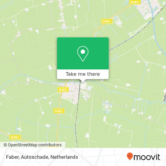 Faber, Autoschade map