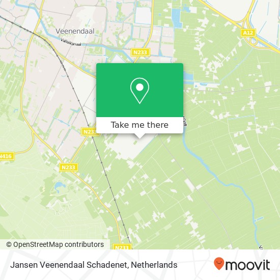 Jansen Veenendaal Schadenet map