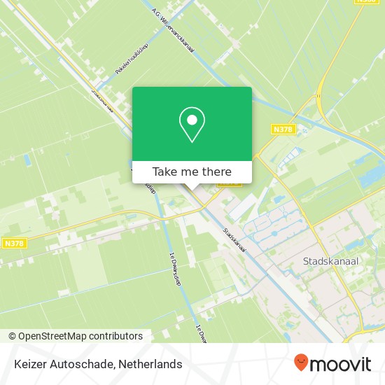 Keizer Autoschade map