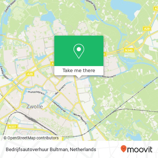 Bedrijfsautoverhuur Bultman map