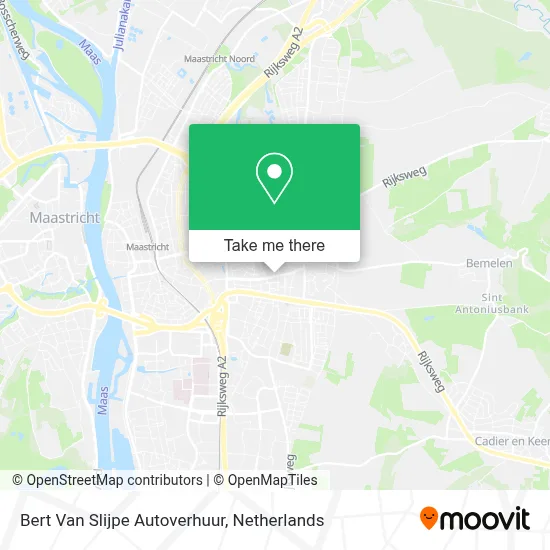 Bert Van Slijpe Autoverhuur map