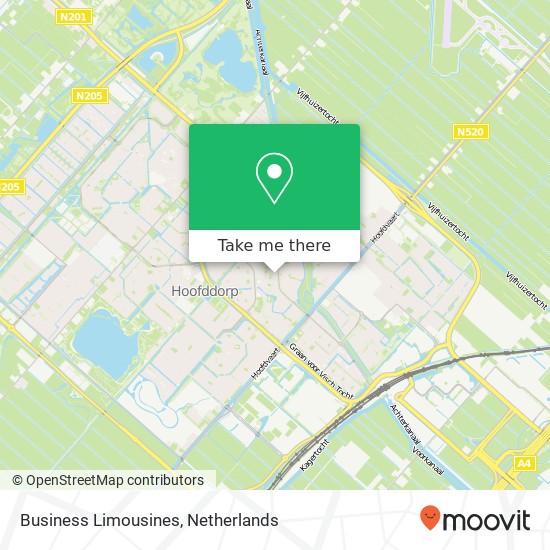 Business Limousines map