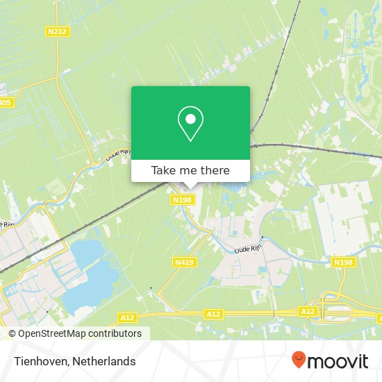 Tienhoven map