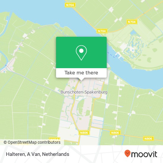 Halteren, A Van map