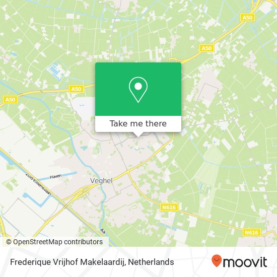 Frederique Vrijhof Makelaardij map