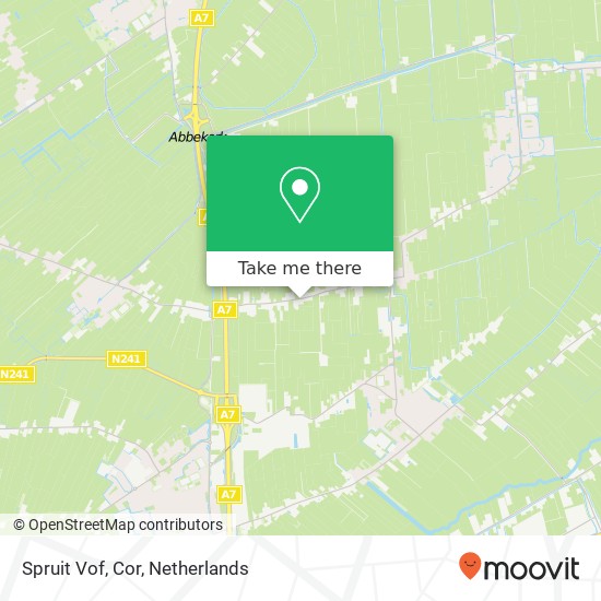 Spruit Vof, Cor map